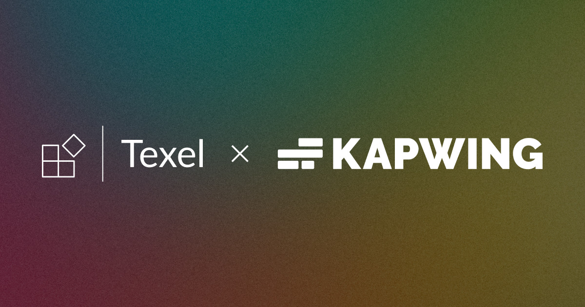 Texel Announces Partnership with Kapwing to Power Auto Lip Sync Service